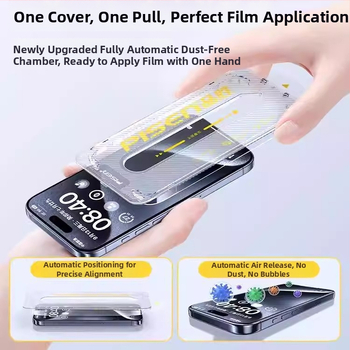 Pinsheng Tvrdené sklo ochranný film na obrazovku pre iPhone 17 Pro Max, 14, 13 — Proti špehovaniu, Celá obrazovka, HD