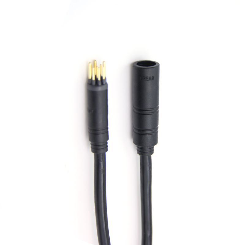 Vodootporan motorni kabel za električna vozila, 9 jezgri, 3+6P, visokoučinkoviti bakreni vodič, duljina 100 mm