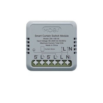 Zigbee мотор за завеси — смарт превключвател с приложението Tuya Smart за дистанционно отваряне и затваряне