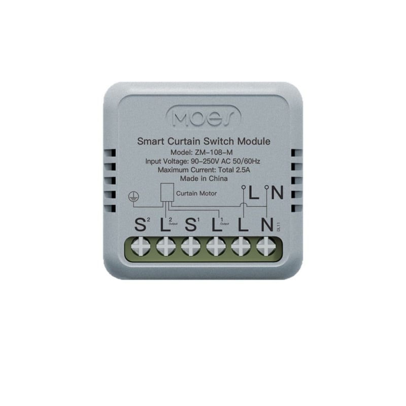 Zigbee мотор за завеси — смарт превключвател с приложението Tuya Smart за дистанционно отваряне и затваряне