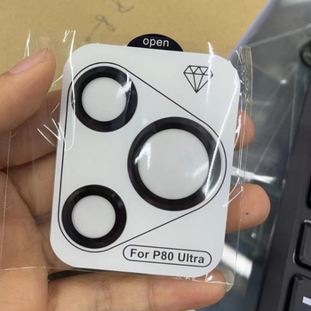 Zaštitni film za objektiv kamere od kaljenog stakla za Huawei P80 Pro, HD, otporan na padove, Eagle Eye podijeljeni dizajn objektiva, CD uzorak