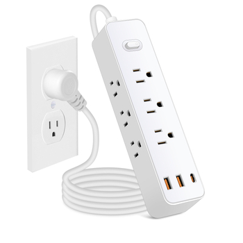 Jilong 12-u-1 produžni kabel s 9 utičnicama, US standard, UL certifikat, s kabelom, za kućnu upotrebu