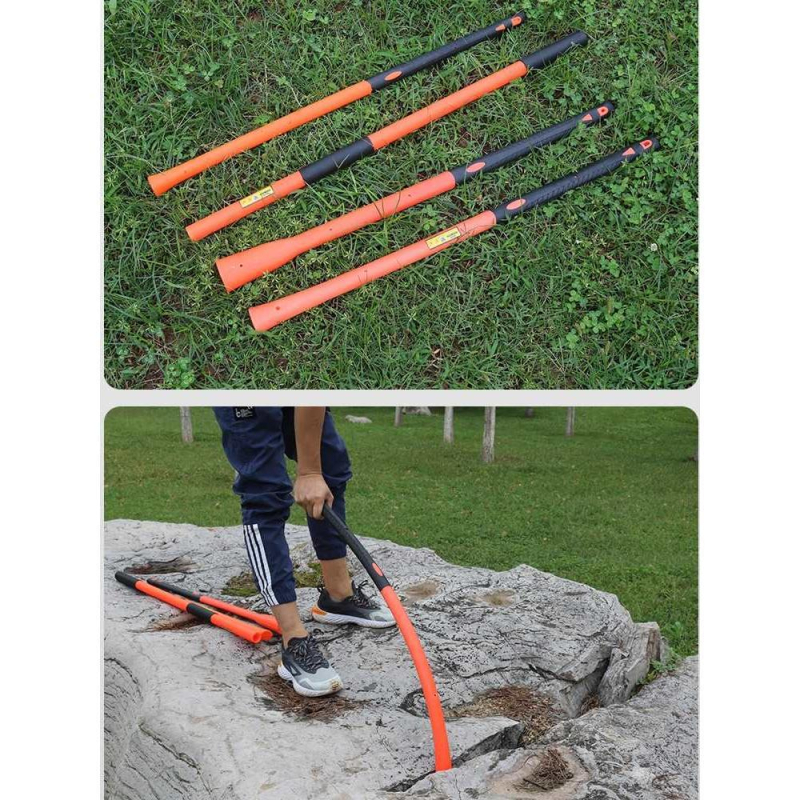 Obrnuta drška čekića s visokomelastičnim PPR dizajnom protiv vibracija, drška s velikom glavom pikaks, plastično kućište, jezgro od vlakana, štap za samoodbranu