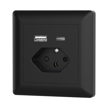 Нова швейцарска стенна розетка с Type-C 3.4A
