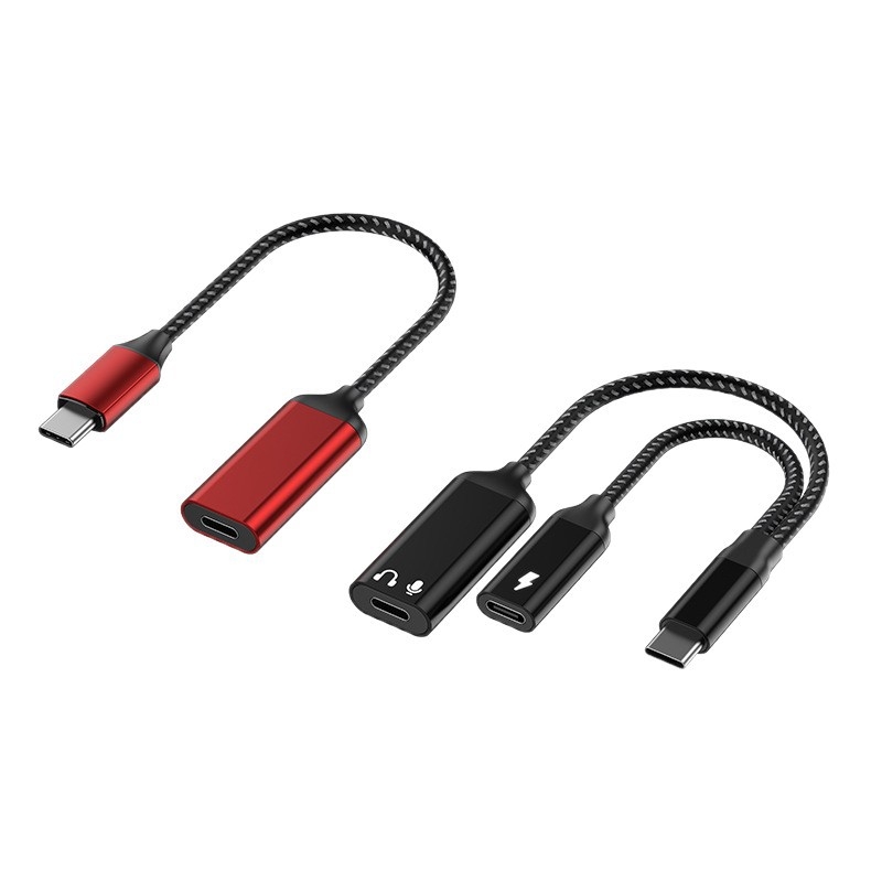 Type-C na Lightning adapter za slušalice, slušanje tijekom punjenja, PD/QC60W brzo punjenje