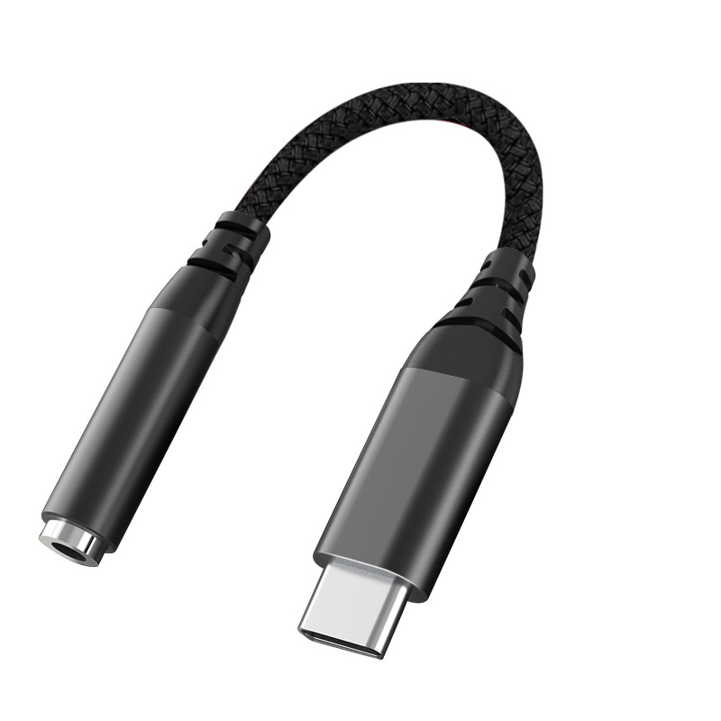 Type-C na 3,5 mm audio DAC dekoder adapter, ALC5686 Čip, za slušanje glazbe i pozive, kristalno čist zvuk