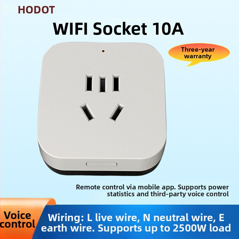 Tuya inteligentná Wi-Fi zásuvka 16A s meraním výkonu, diaľkovým hlasovým ovládaním a časovačom zapínania/vypínania