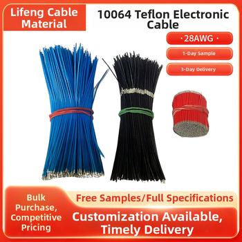 PTFE elektrický vodič 28 AWG pre vysoké teploty, spojovací vodič, prispôsobiteľný