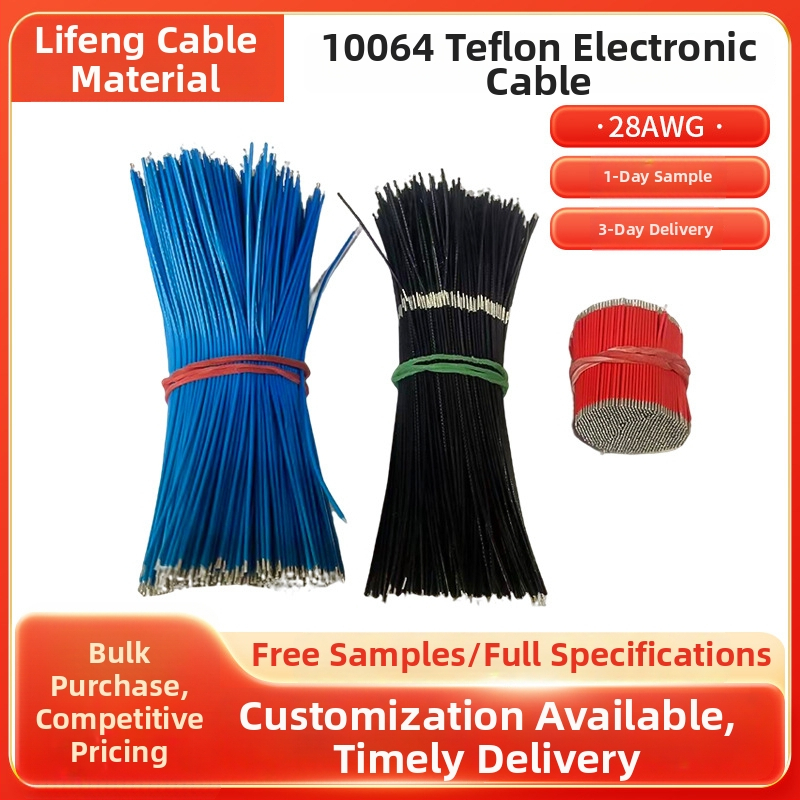 PTFE elektrický vodič 28 AWG pre vysoké teploty, spojovací vodič, prispôsobiteľný