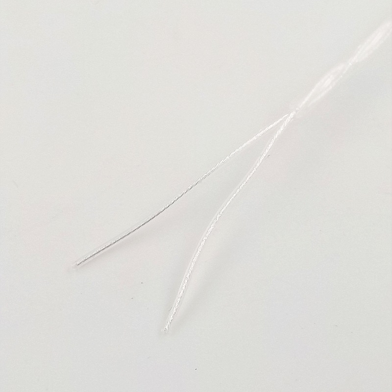Visokotemperaturni višezilni kabel s prozirnom PTFE izolacijom, 24 AWG, 0,22 mm² cinkano bakreno jezgro, 7–11 vodiča