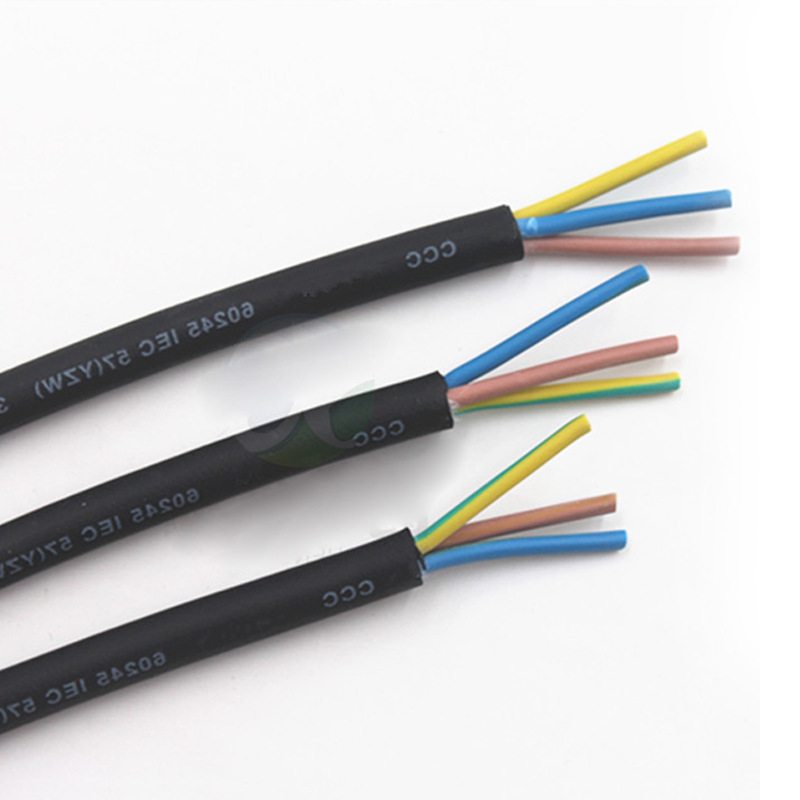 Kaučuk kabel prema europskom standardu VDE HO7RN-F/HO5RN-F, višekanalni kabel s izolacijom, čisti bakar