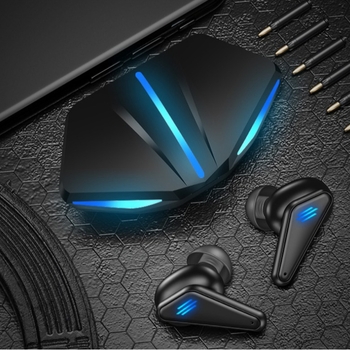 K55 privatni model bežične Bluetooth slušalice za igre, e-sport, jedno ili dvostruko uho, niska latencija, TWS, Bluetooth 5.0, IPX7, trajanje baterije 4–8 sati
