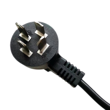 PSB-20 četvero-pin napajanje utikač za stolnu lampu, crna, kabel 1,5 mm²
