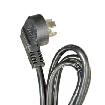 PSB-20 četvero-pin napajanje utikač za stolnu lampu, crna, kabel 1,5 mm²