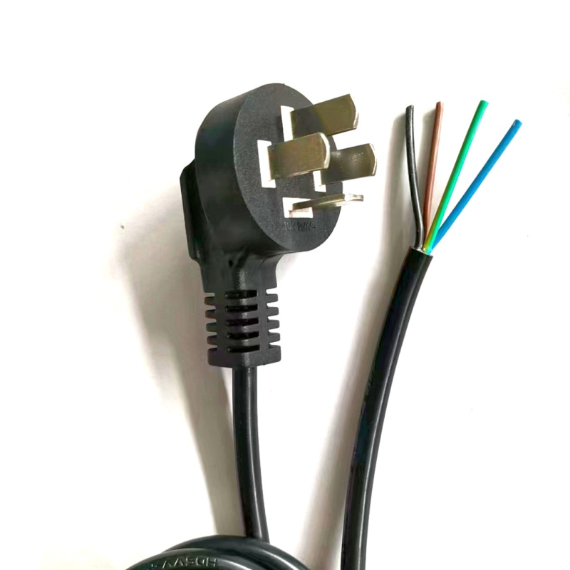 PSB-20 četvero-pin napajanje utikač za stolnu lampu, crna, kabel 1,5 mm²