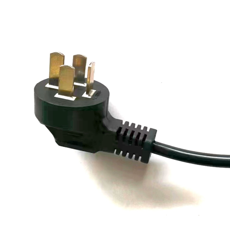 PSB-20 četvero-pin napajanje utikač za stolnu lampu, crna, kabel 1,5 mm²
