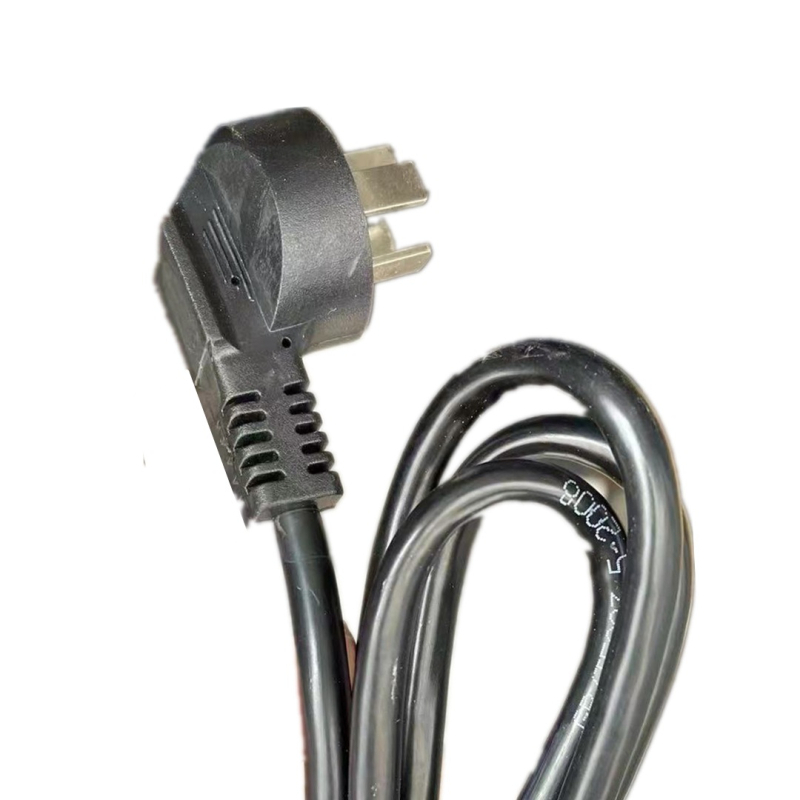 PSB-20 četvero-pin napajanje utikač za stolnu lampu, crna, kabel 1,5 mm²