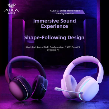 Wolf Spider G7Pro bezdrôtové slúchadlá s Bluetooth, tri režimy potlačenia hluku, vysokokvalitný zvuk a mikrofón pre nízku latenciu pri hraní
