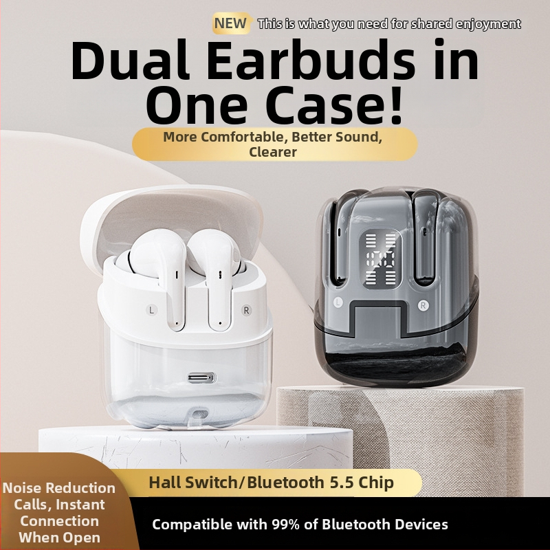DX-16 Bluetooth slušalice, bežične za sport i gaming, dugotrajna baterija, TWS