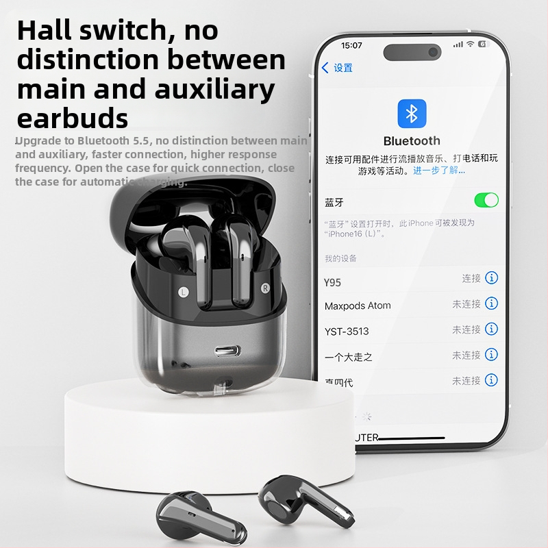 DX-16 Bluetooth slušalice, bežične za sport i gaming, dugotrajna baterija, TWS