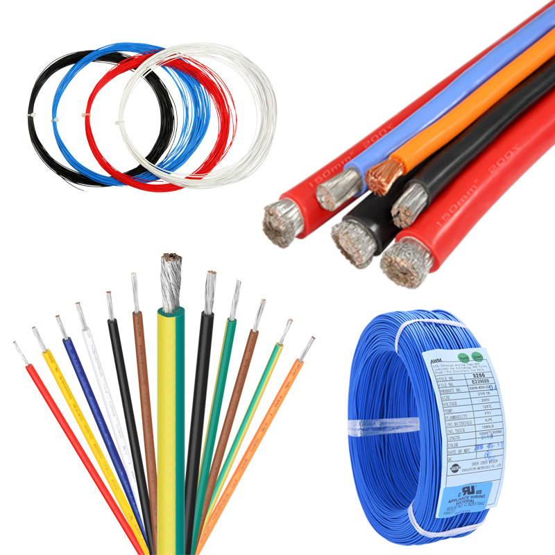 UL-označen meki silikon vodič, PTFE izolacija, XLPE visokotemperaturni kabel za skladištenje energije, litijeve baterije i dronovi