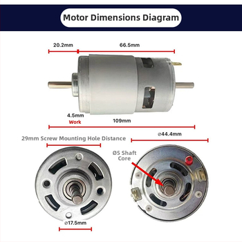 Oštrački alat s motorom 775, električni brusno-polirajući stroj, mali brus s motorom 755, 21V–24V, brzina 8800 RPM