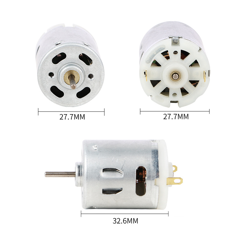 R365 12V mikro motor, četkasti DC motor za igračke i male kućanske uređaje