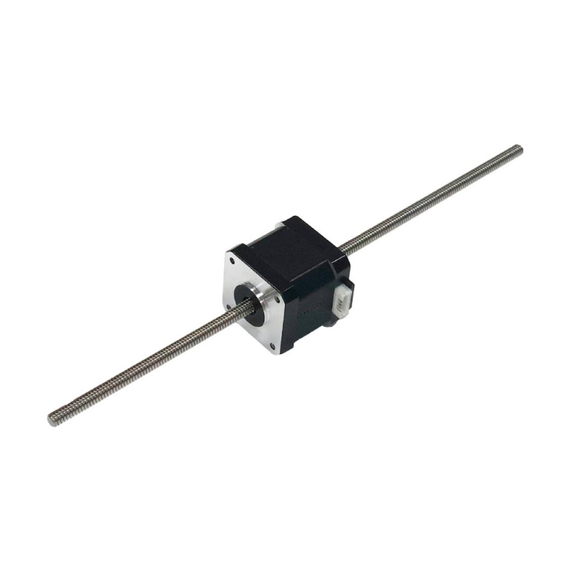 Hibridni motor koraka s vijčanim osovinama i kugličnim ležajevima, prolazni tip, inteligentan, izdržljiv, tih, DC mikro motor