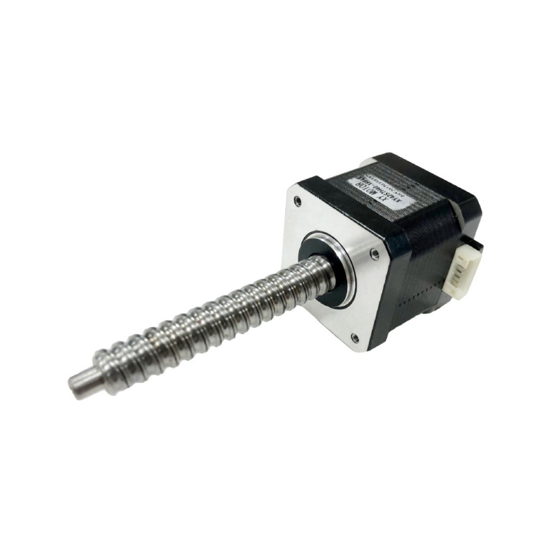 Hibridni motor koraka s vijčanim osovinama i kugličnim ležajevima, prolazni tip, inteligentan, izdržljiv, tih, DC mikro motor