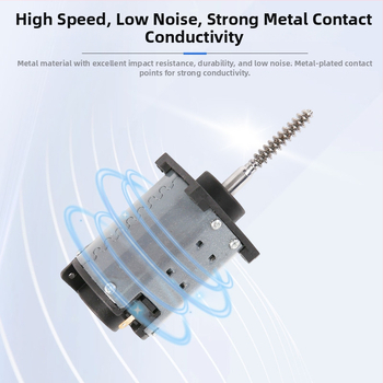 46 kefový DC motor s závitovým hriadeľom pre masážne zariadenia a kúpele nôh