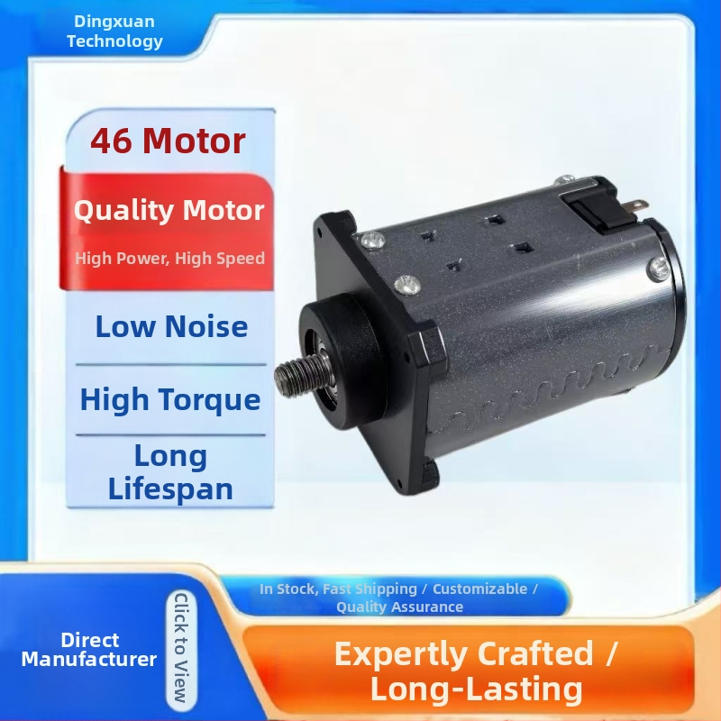 46 kefový DC motor s závitovým hriadeľom pre masážne zariadenia a kúpele nôh