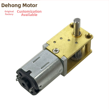 1218-N20 mikro DC motor s reduktorom sa šnekovim prijenosom, samozaključujući, 6V/12V veliki moment