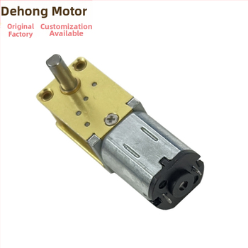 1218-N20 mikro DC motor s reduktorom sa šnekovim prijenosom, samozaključujući, 6V/12V veliki moment