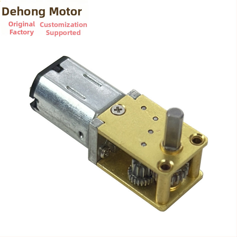 1218-N20 mikro DC motor s reduktorom sa šnekovim prijenosom, samozaključujući, 6V/12V veliki moment
