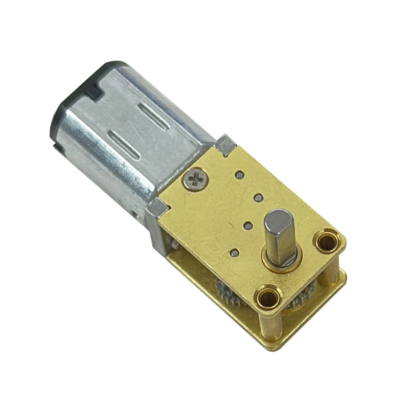 1218-N20 mikro DC motor s reduktorom sa šnekovim prijenosom, samozaključujući, 6V/12V veliki moment