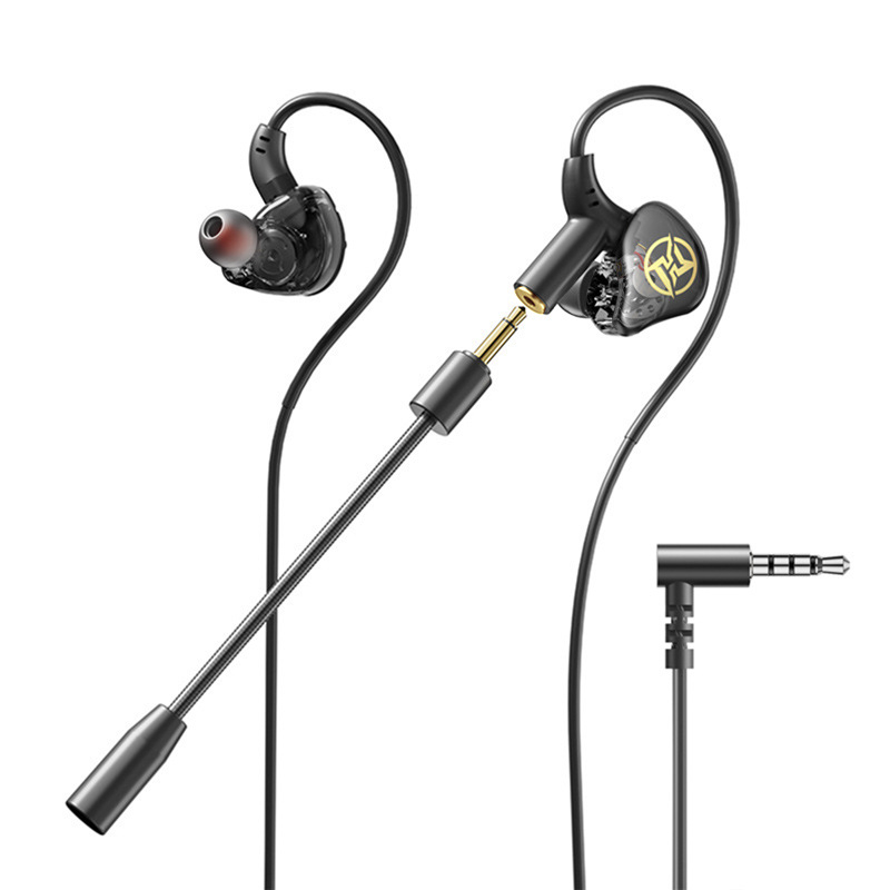 Neutral E11 gaming slušalice, žične, dizajn in-ear/ear-hook, dugi mikrofon, 3.5 mm priključak, 12 mm zvučnik, silikonske maskice