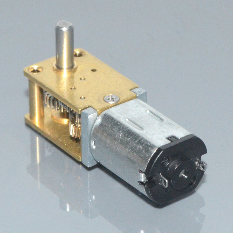 Mali DC motor N20 s potpuno metalnim zupčanicima i turbinskom redukcijom, 12V, niska brzina