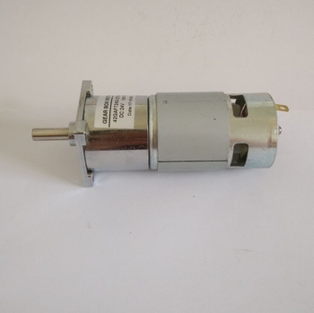 Mikro četkasti DC motor s reduktorom, model 42GAF-775, kvadratni poklopac