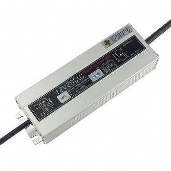 12V 200W водоустойчив LED превключващо захранване