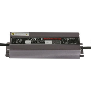 12V 200W водоустойчив LED превключващо захранване
