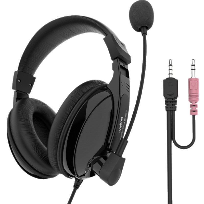 BH3688 Žične PC slušalice s mikrofonom, 3,5 mm priključak, over-ear dizajn, 20 Hz–20 kHz