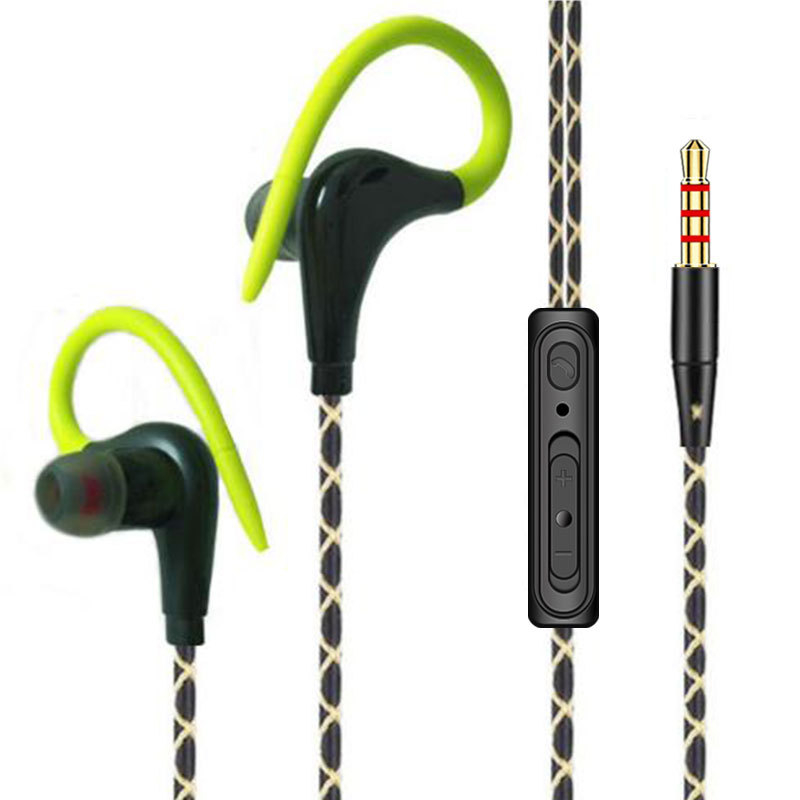 Sportske žične slušalice s mikrofonom i inline upravljačem, Hi-Fi bass, univerzalna kompatibilnost