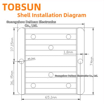 TOBSUN DC-DC menič zo 12V na 13.8V, 10A, vstup 8–40V, automobilové napájanie, regulovaný výstup
