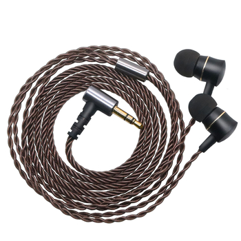 Četverostruko uvijene prozirne bakrene in-ear slušalice, s 3,5 mm i Type-C digitalnim sučeljem, žičane, s dubokim basom