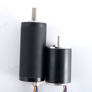 42 mm okrugli DC brushless motor s prilagodljivim osovinskim prirubom, prilagodljivo napajanje i brzina; kompatibilan s reduktorom s enkoderom kočnice