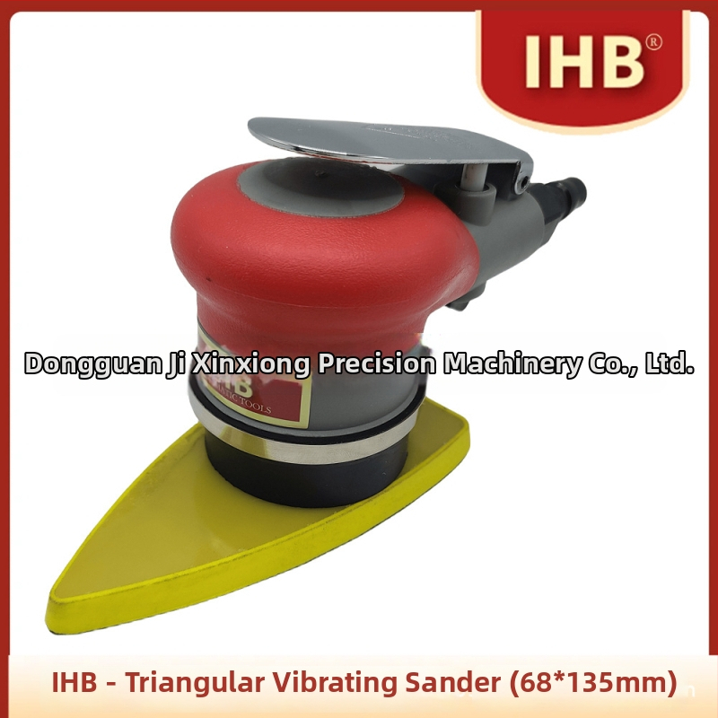 Pneumatický vibračný brúsič na leštenie áut, suché brúsenie s trojuholníkovou a štvorcovou hlavou