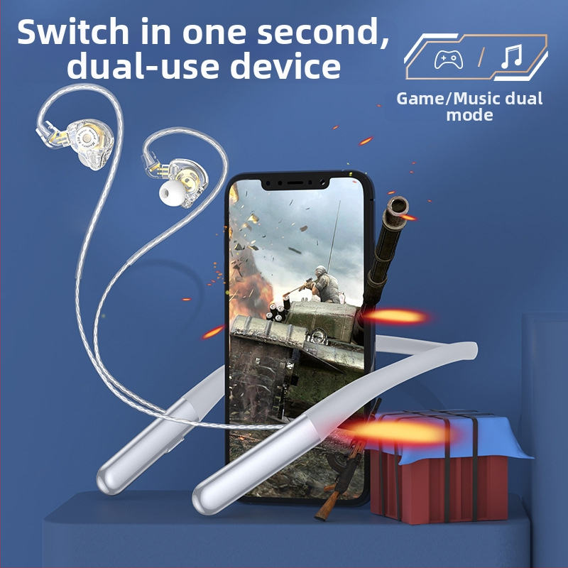 Bluetooth slušalice s neckband dizajnom, Hi-Fi zvuk, aktivna redukcija šuma, snažan bas, za trčanje, dugotrajna baterija