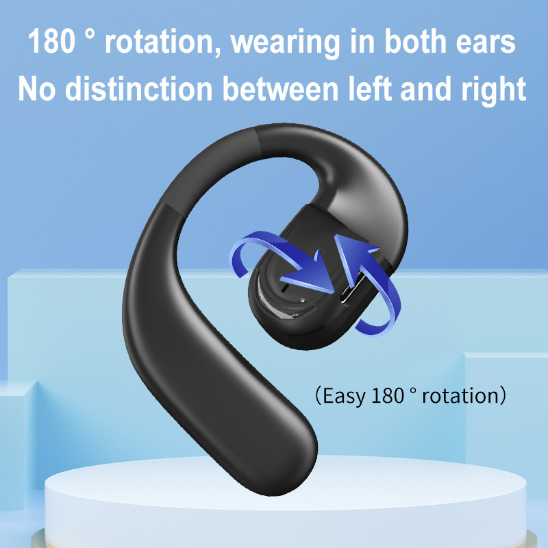 OWS Bluetooth slušalice YJ78, s kostnom vodljivosti, otvoren dizajn za sportske potrebe, bežične, za nošenje na oba uha