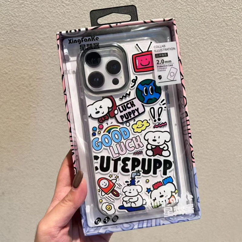 Good Partner Fantazijska serija karikatura futrola za telefon – silikon, zaštita od habanja i padova, za iPhone 14, 14 Pro i 14 Pro Max