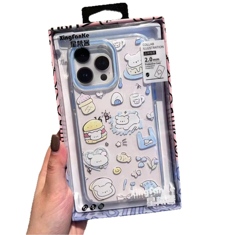 Good Partner Fantazijska serija karikatura futrola za telefon – silikon, zaštita od habanja i padova, za iPhone 14, 14 Pro i 14 Pro Max